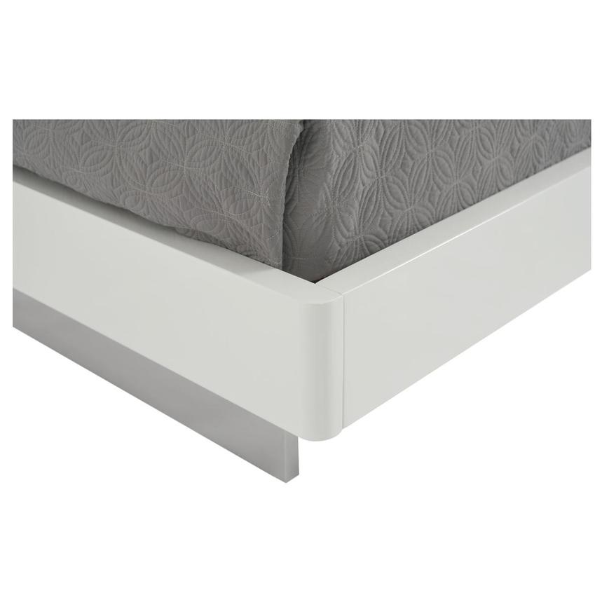 Ally White King Platform Bed w/Nightstands  alternate image, 9 of 17 images.