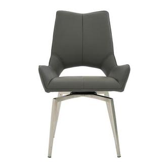 Kalia Gray Swivel Side Chair