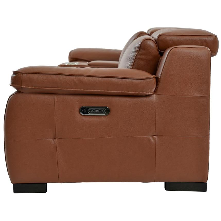 Gian Marco Tan Home Theater Leather Seating with 5PCS/3PWR alternate image, 4 of 10 images.