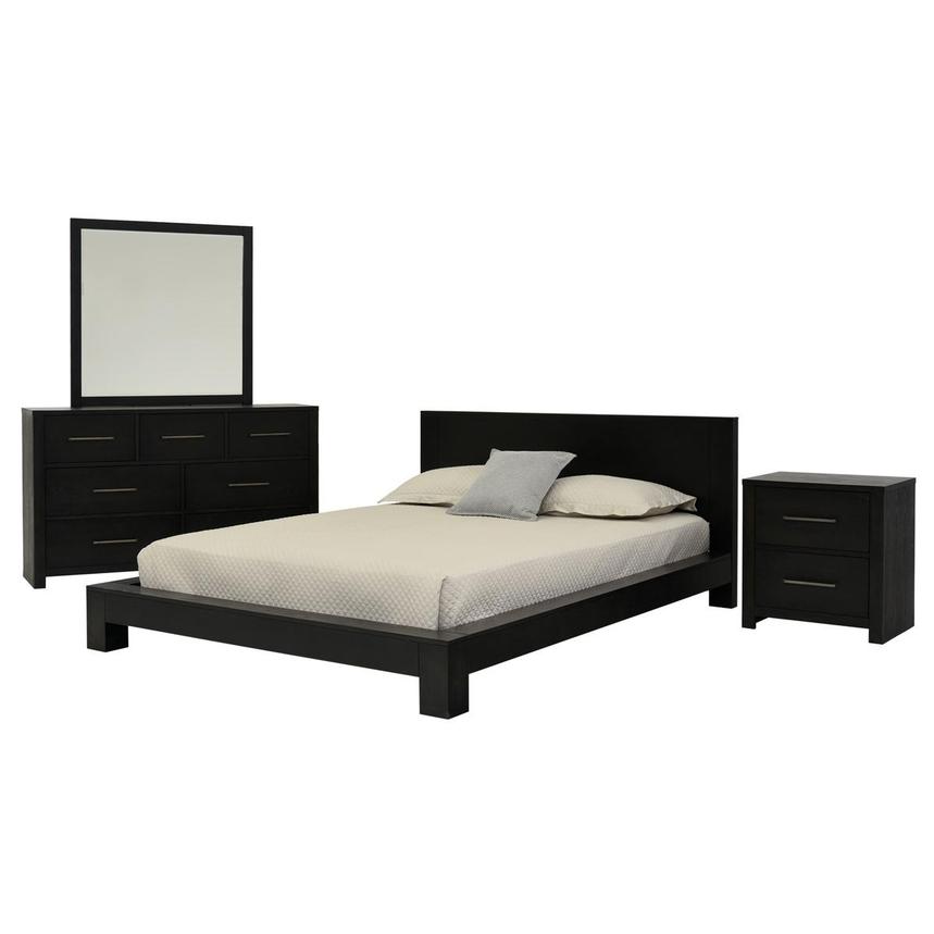 Chicago 4 Piece Queen Bedroom Set