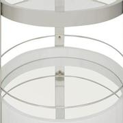 Eliza White Bar Cabinet  alternate image, 7 of 9 images.