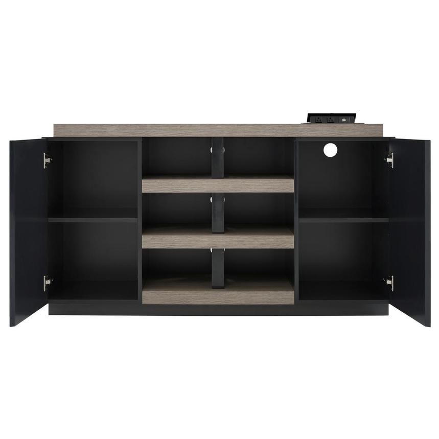 Tampa Gray Credenza El Dorado Furniture