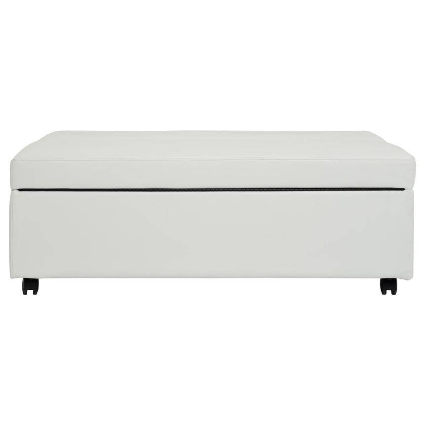 Pressley II White Twin Ottoman Bed w/Casters El Dorado Furniture