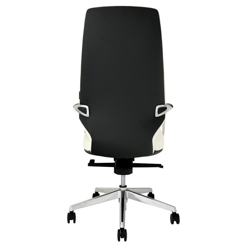 Yoshi White High Back Desk Chair  alternate image, 6 of 9 images.