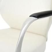 Yoshi White Low Back Desk Chair  alternate image, 7 of 8 images.
