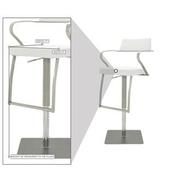 Amy White Adjustable Stool  alternate image, 10 of 10 images.