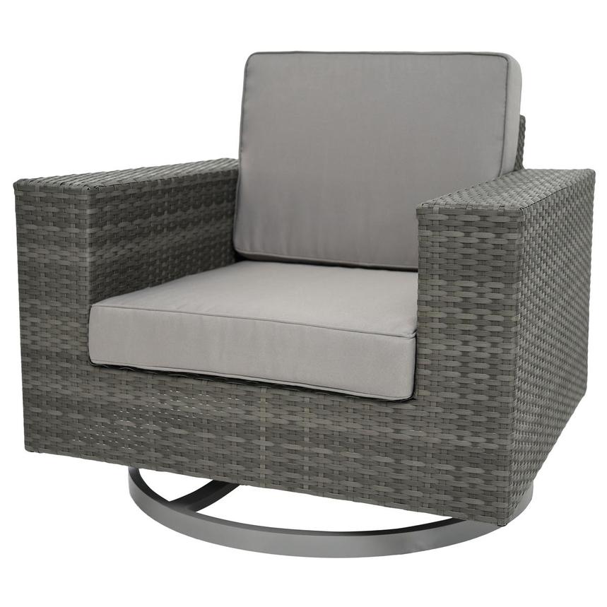 gray swivel rocker