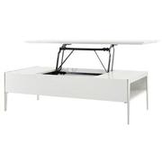 Eli White Lift Top Coffee Table  alternate image, 4 of 9 images.