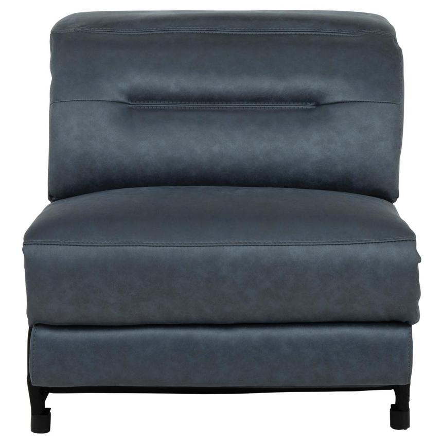 Claribel II Blue Armless Power Recliner