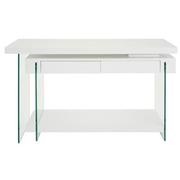 Cherish White L-Shaped Desk  alternate image, 5 of 10 images.