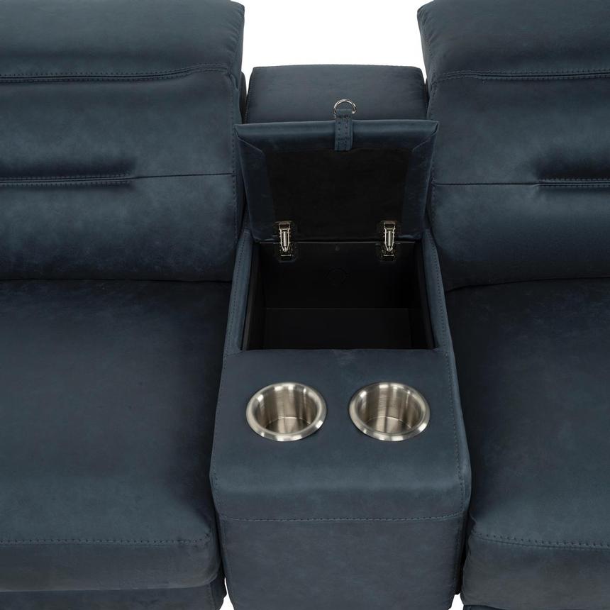 Claribel II Blue Home Theater Seating with 5PCS/2PWR  alternate image, 4 of 11 images.