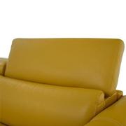 Bay Harbor Yellow Leather Sleeper  alternate image, 7 of 12 images.