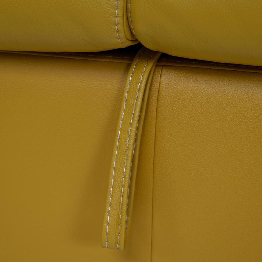 Bay Harbor Yellow Leather Sleeper  alternate image, 10 of 12 images.