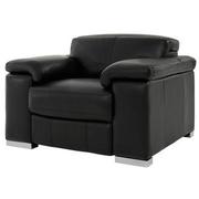 Charlie Black Leather Power Recliner  alternate image, 2 of 12 images.
