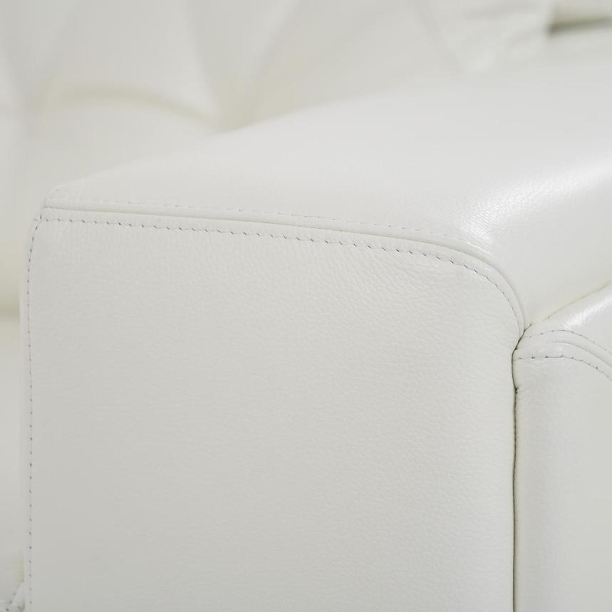 Anchi White Leather Power Reclining Sectional with 5PCS/3PWR  alternate image, 8 of 11 images.