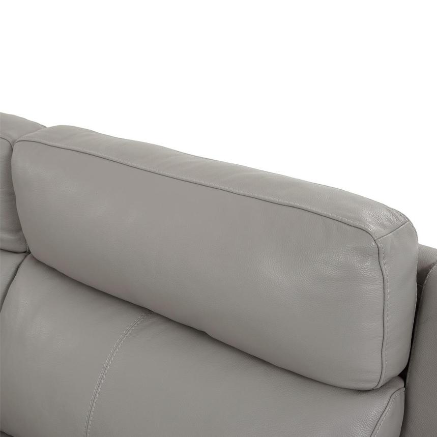 Barry Gray Leather Power Reclining Sectional with 5PCS/2PWR  alternate image, 8 of 12 images.