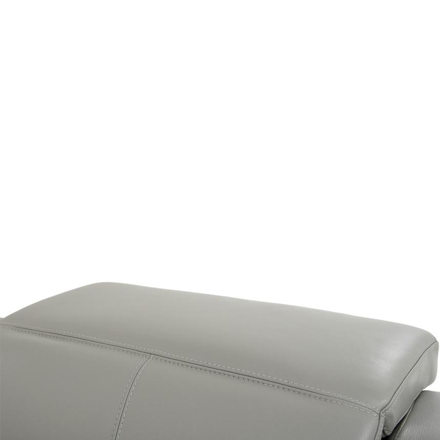 Davis 2.0 Silver Leather Power Reclining Sectional with 6PCS/2PWR  alternate image, 6 of 11 images.