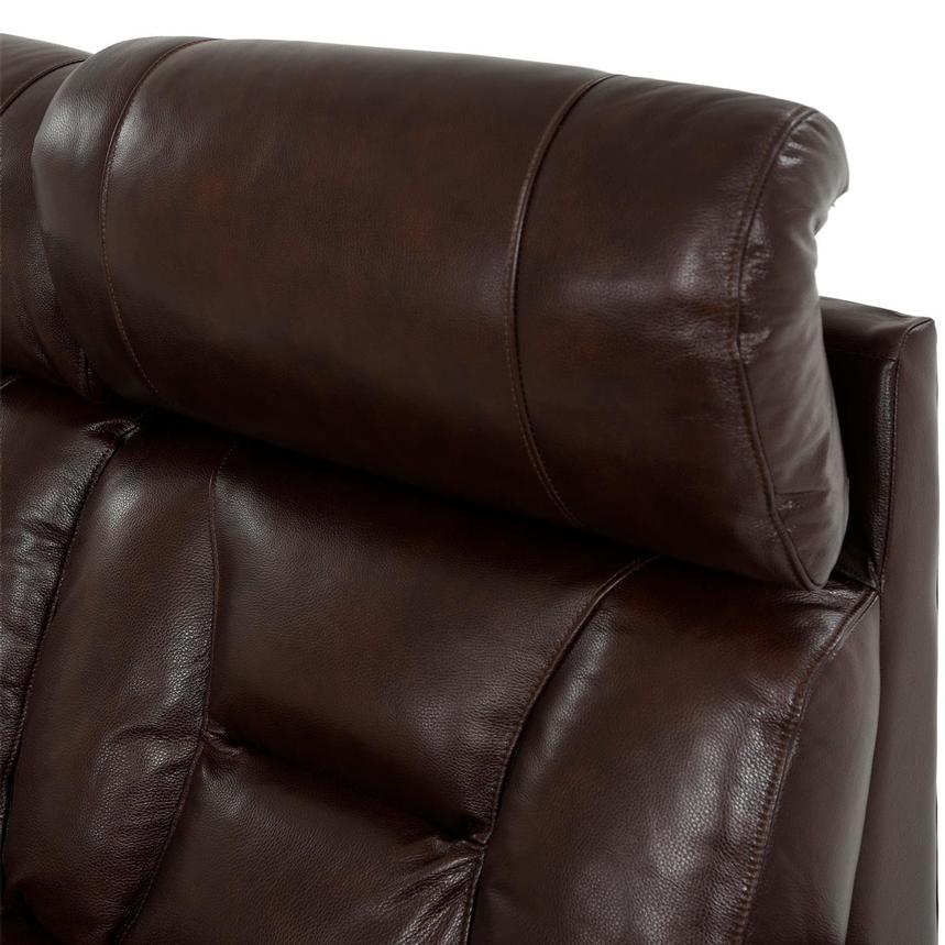 Gio Brown Leather Power Reclining Sofa  alternate image, 7 of 18 images.