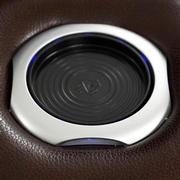 Gio Brown Leather Power Reclining Sofa  alternate image, 15 of 18 images.