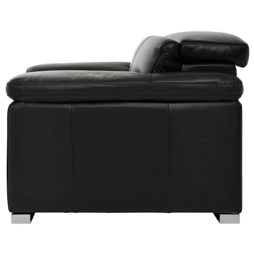 Charlie Black Leather Power Recliner alternate image, 4 of 12 images.