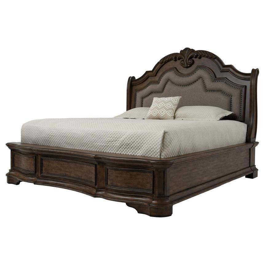 Queen panel bed deals frame