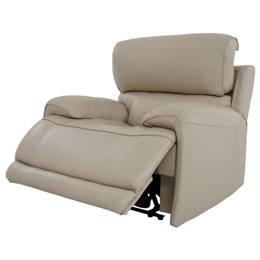 Cody Cream Leather Power Recliner  alternate image, 3 of 11 images.