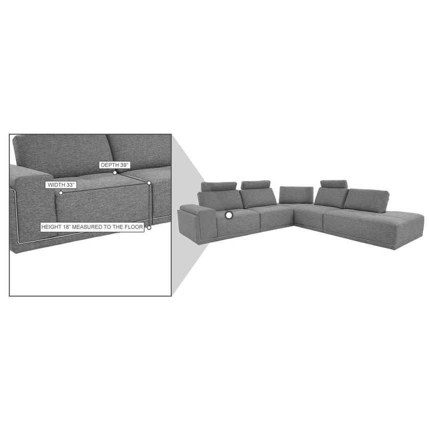 Satellite Sectional Sofa w/Right Chaise | El Dorado Furniture