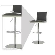 Allison Gray Adjustable Stool  alternate image, 10 of 10 images.
