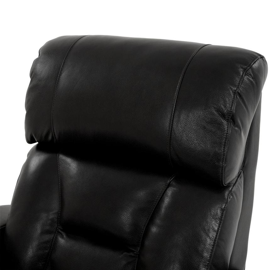 Gio Black Leather Power Recliner  alternate image, 6 of 14 images.