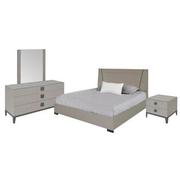 Mont Blanc Gray 4-Piece King Bedroom Set  main image, 1 of 9 images.