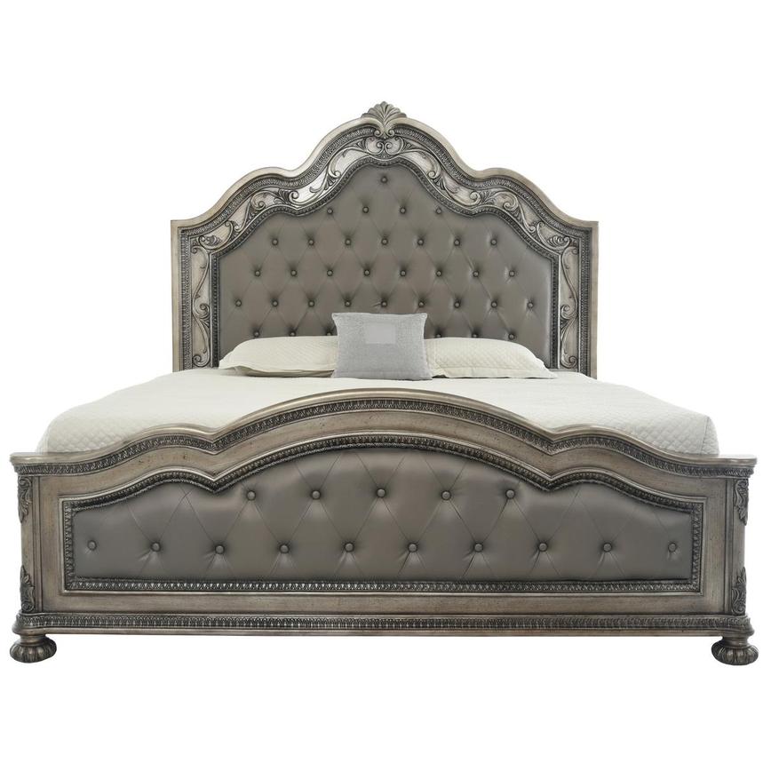 Granada Gray 4-Piece Queen Bedroom Set  alternate image, 3 of 6 images.