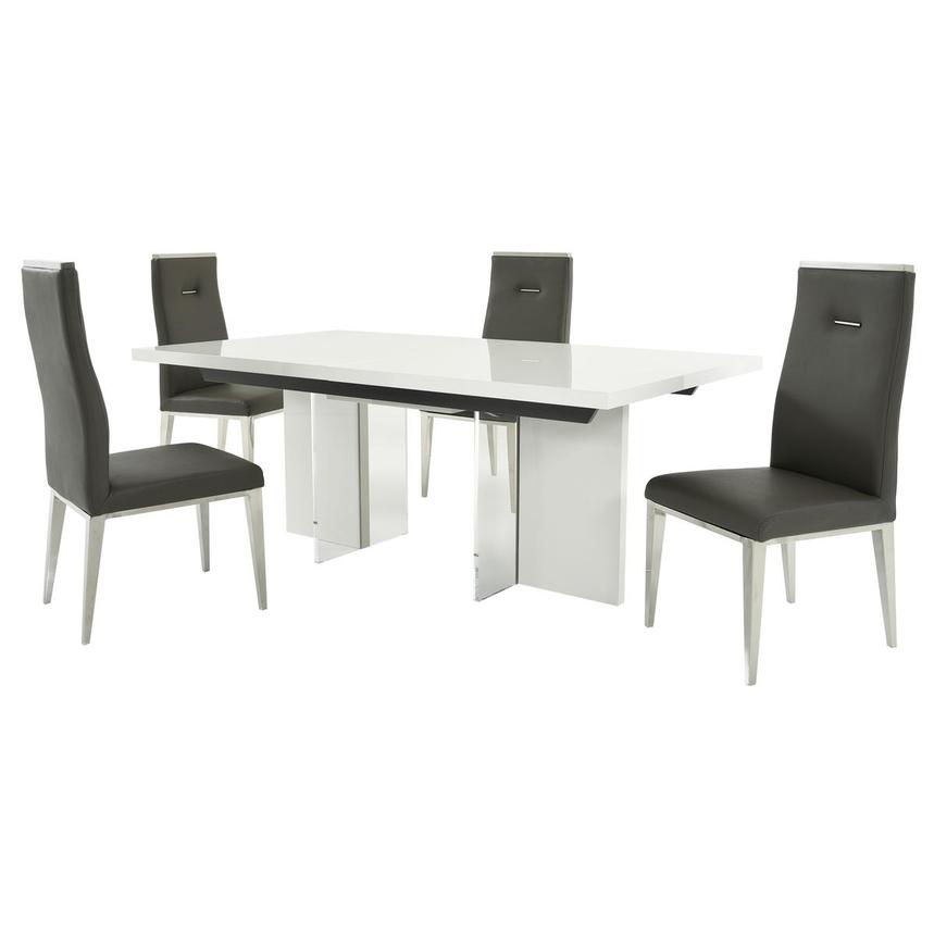 Siena/Hyde Gray 5-Piece Dining Set  main image, 1 of 17 images.
