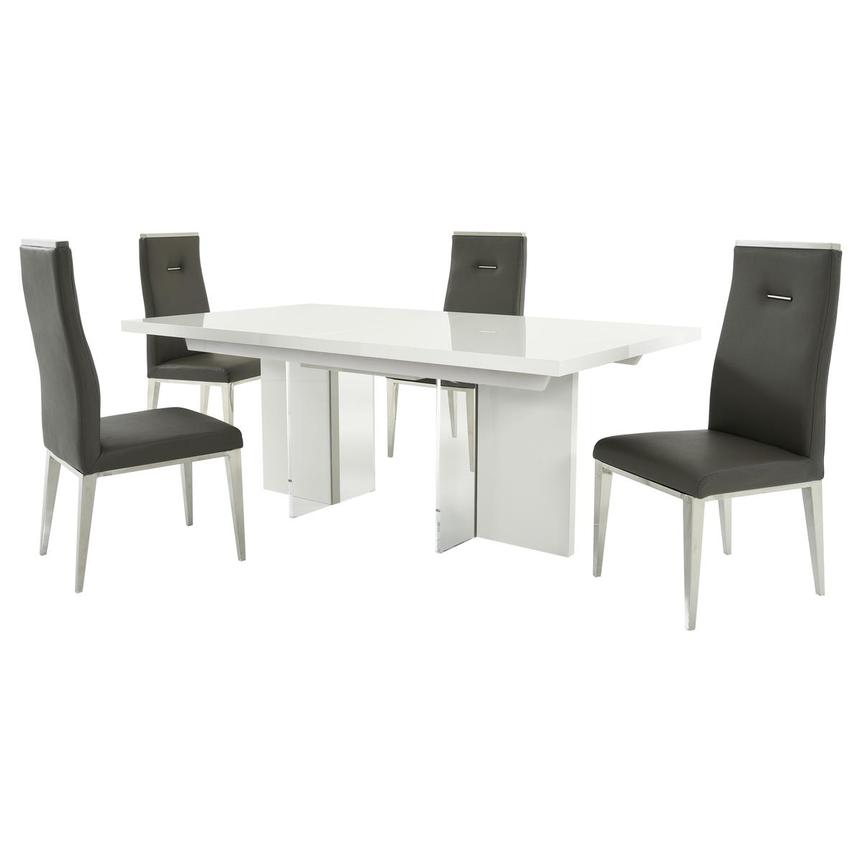 Siena/Hyde Gray 5-Piece Dining Set  main image, 1 of 14 images.