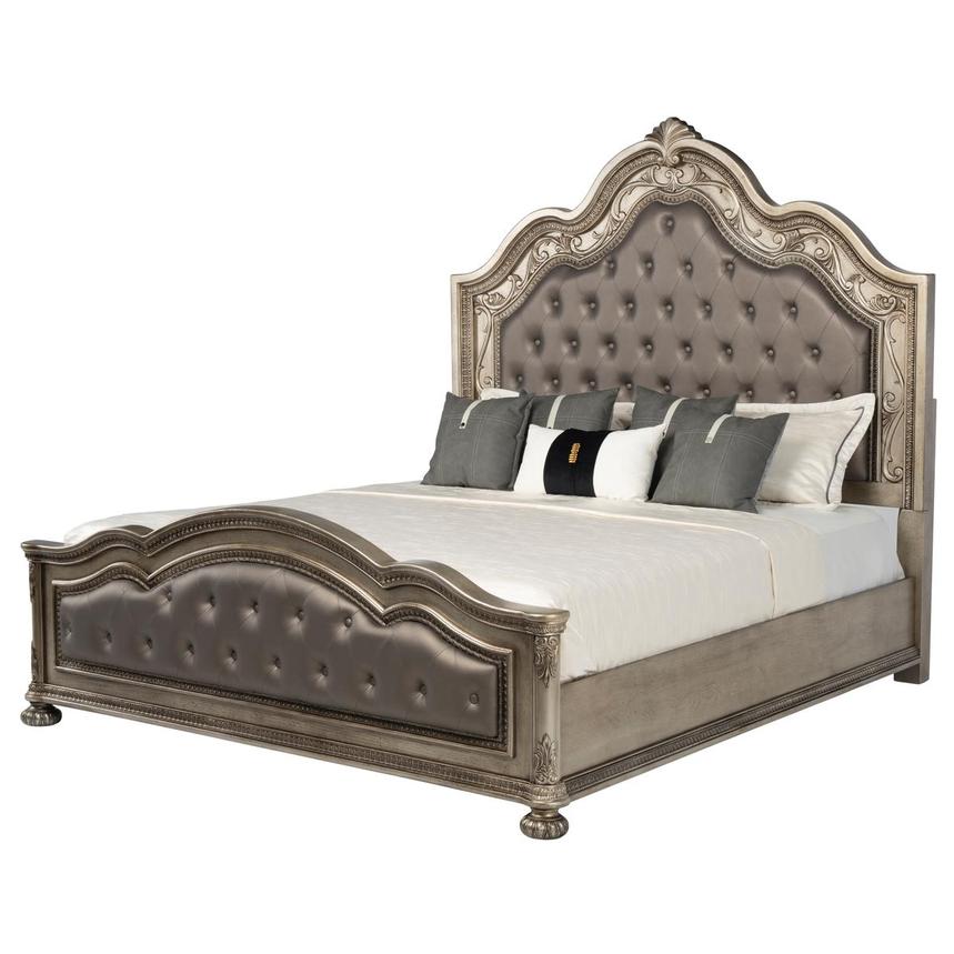 Granada Gray 4-Piece King Bedroom Set  alternate image, 3 of 6 images.