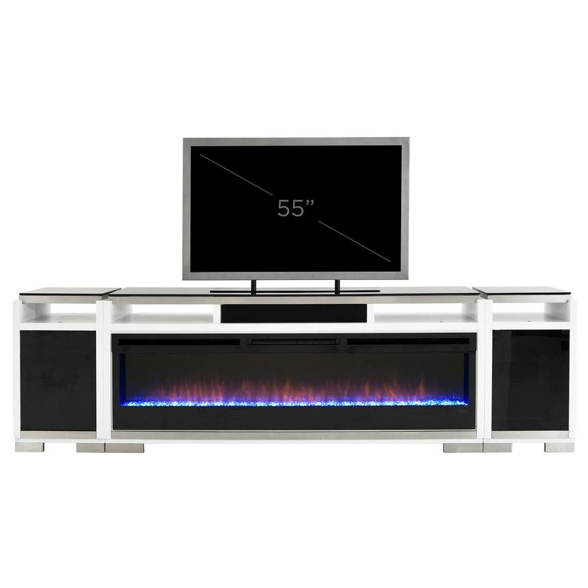 Teire Electric Fireplace w/Cabinets  alternate image, 17 of 17 images.