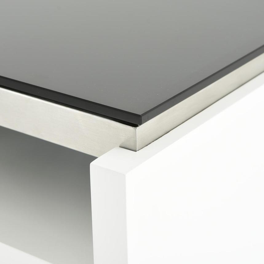 Teire White Electric Fireplace  alternate image, 4 of 12 images.