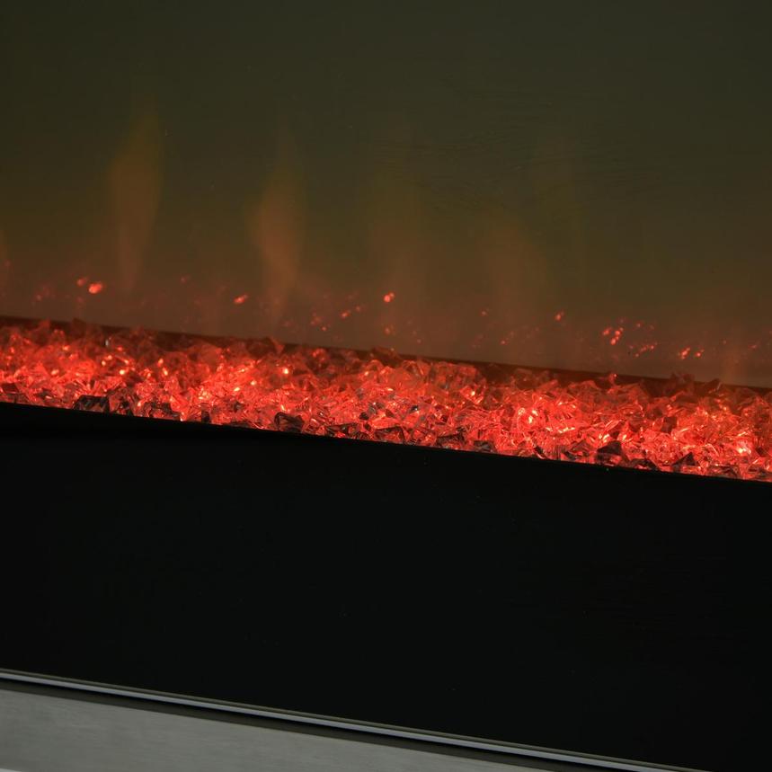 Teire White Electric Fireplace alternate image, 7 of 12 images.