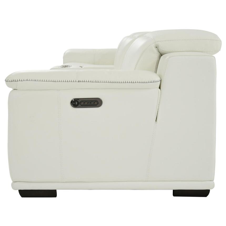 Davis 2.0 White Home Theater Leather Seating with 5PCS/3PWR  alternate image, 4 of 12 images.