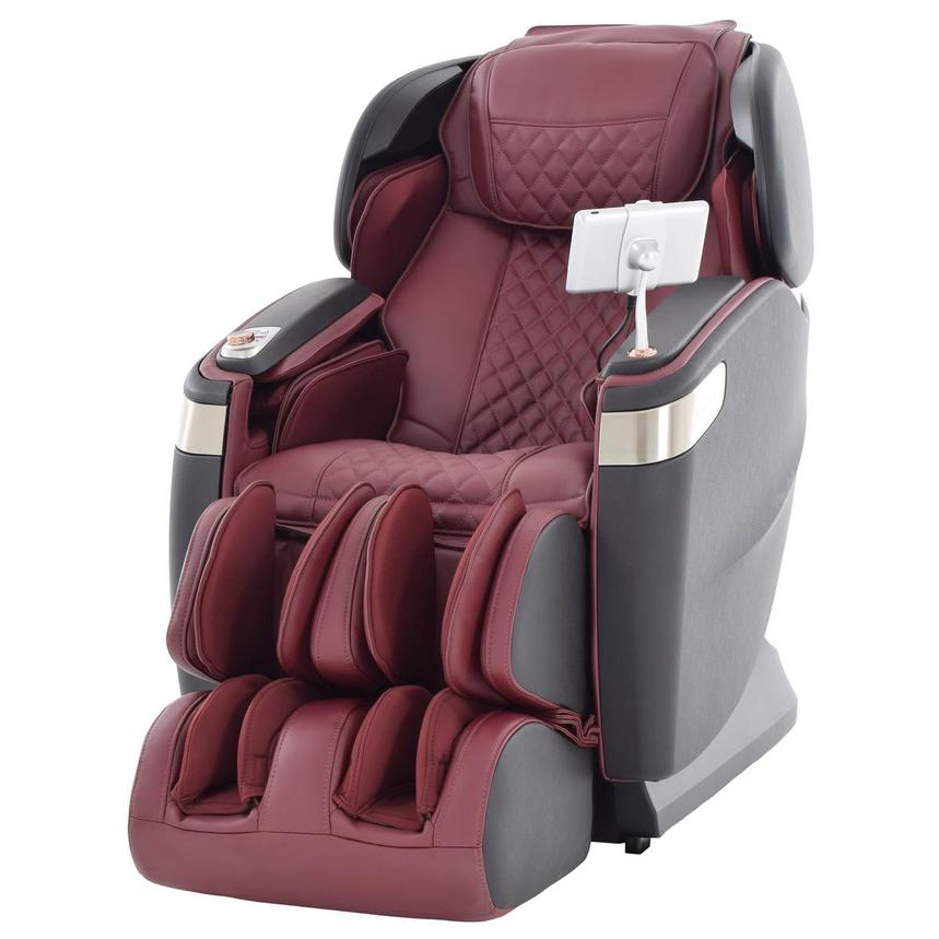 red recliner massage chair