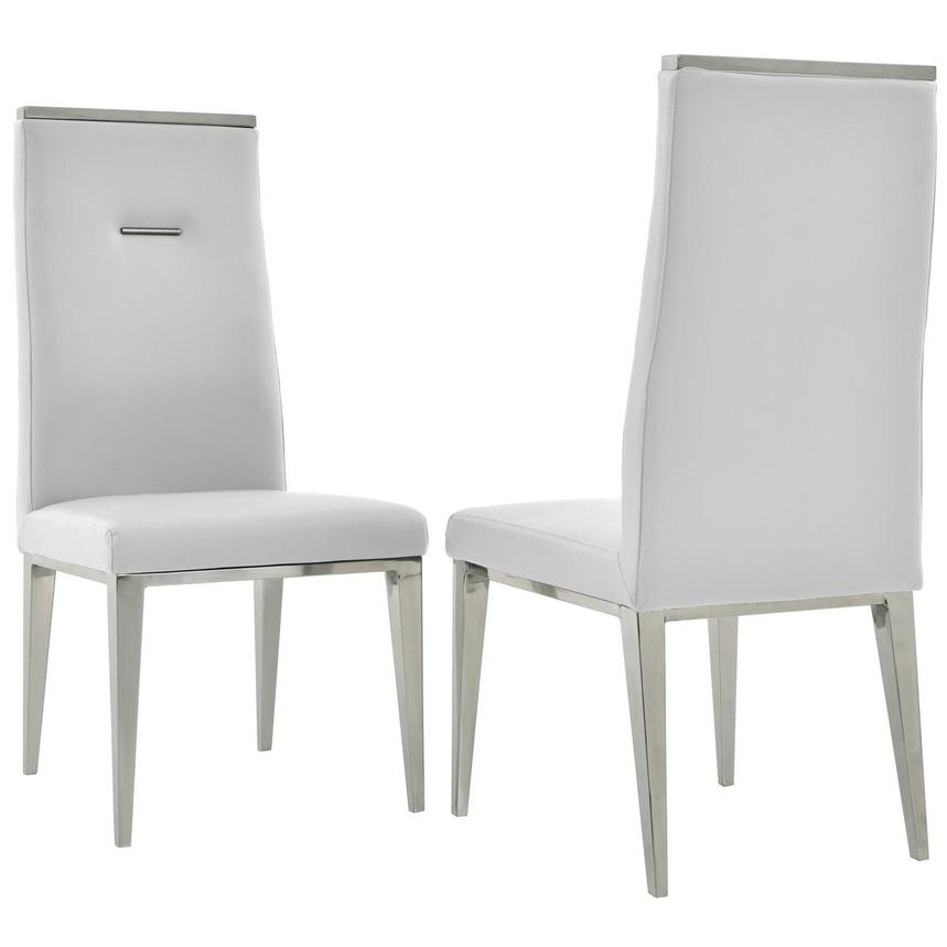 Siena/Hyde White 5-Piece Dining Set  alternate image, 11 of 13 images.