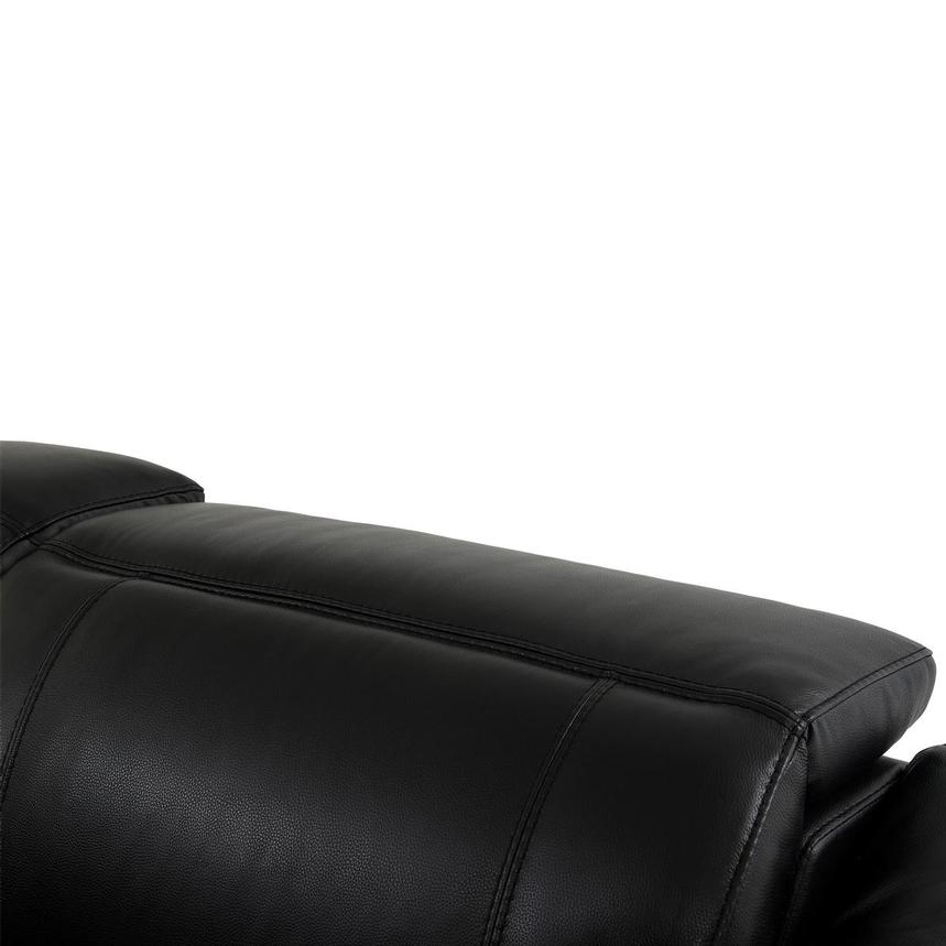 Austin Black Leather Power Reclining Sectional with 7PCS/3PWR  alternate image, 6 of 10 images.