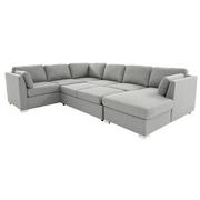 Vivian Sectional Sleeper Sofa w/Right Chaise  alternate image, 2 of 11 images.