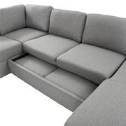 Vivian Sectional Sleeper Sofa w/Right Chaise  alternate image, 7 of 11 images.