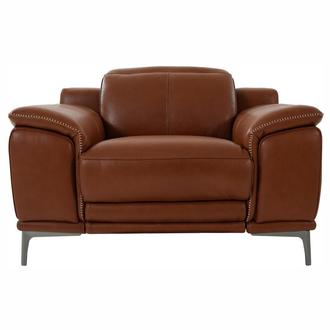 Katherine Tan Leather Power Recliner