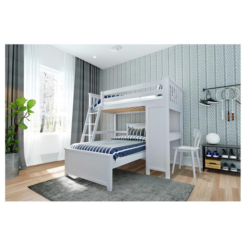 Haus White Twin Over Bunk Bed W, 2 Bunk Beds