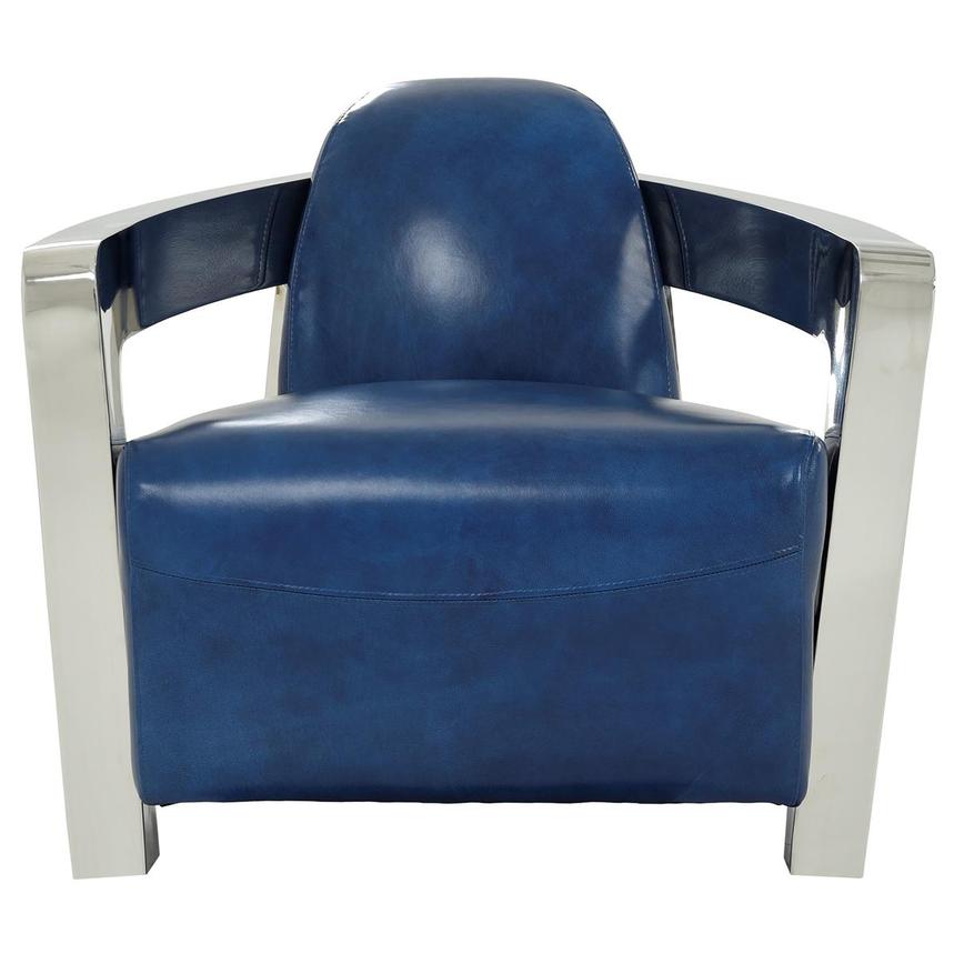 Aviator II Blue Accent Chair  alternate image, 4 of 10 images.