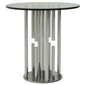 Cascada Silver Side Table