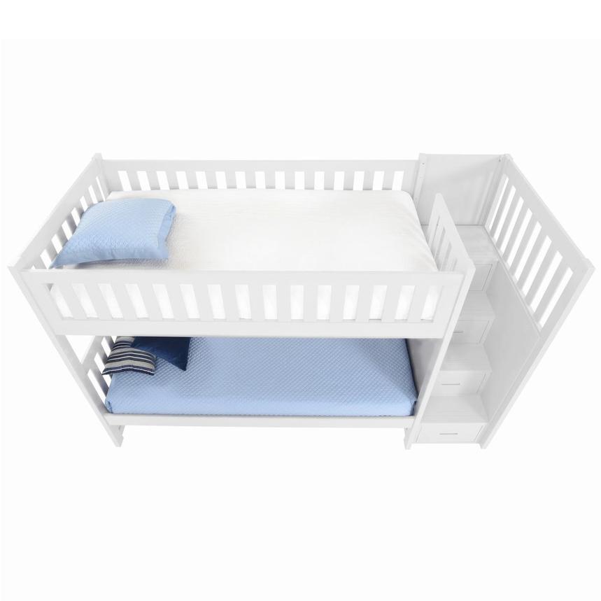 Balto White Twin Bunk Bed w/Storage  alternate image, 6 of 7 images.
