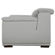 Davis 2.0 Silver Leather Power Recliner  alternate image, 4 of 10 images.