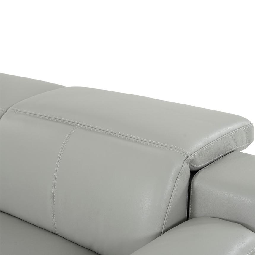 Davis 2.0 Silver Leather Power Reclining Sofa  alternate image, 7 of 10 images.